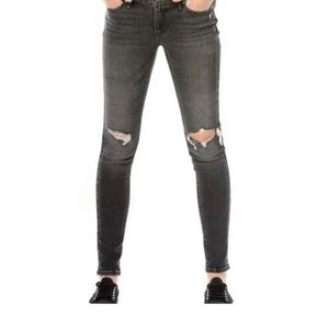 Levi’s 711 Distressed Skinny Jeans